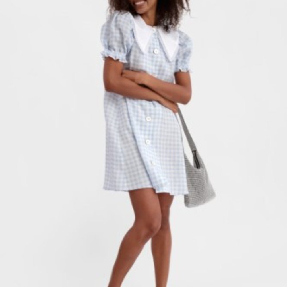 SOLD NWT Sleeper Gingham Dress w/detachable Head Scarf